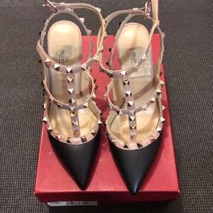Valentino Black heels with studs